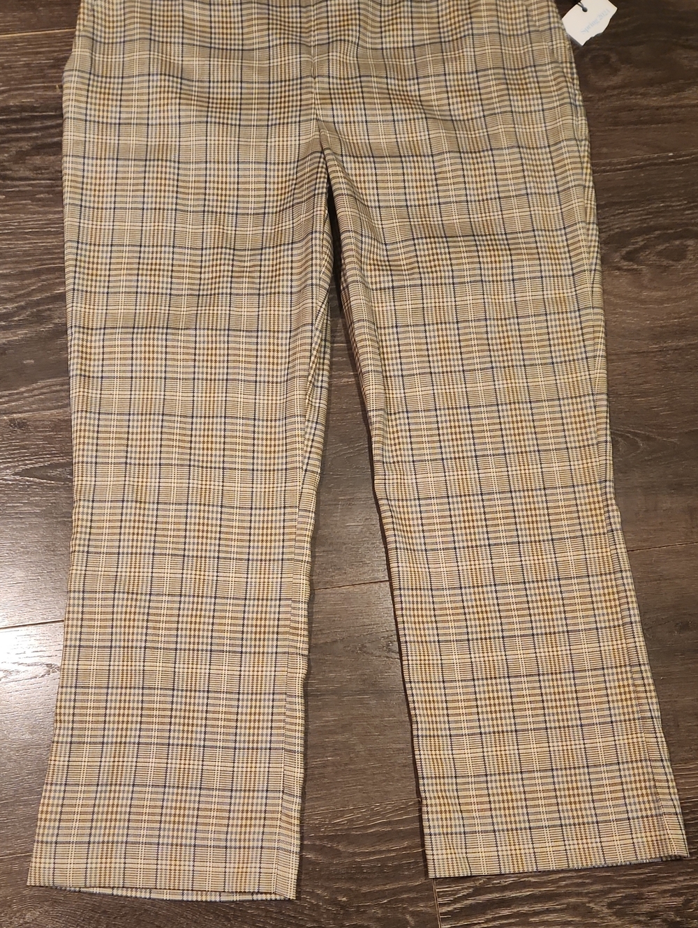 ❤️ NWT! CABI HIGH RISE KICK CROP TRIBUTE TROUSERS IN PLAID, 8 (29) style# 6481 - Picture 6 of 10